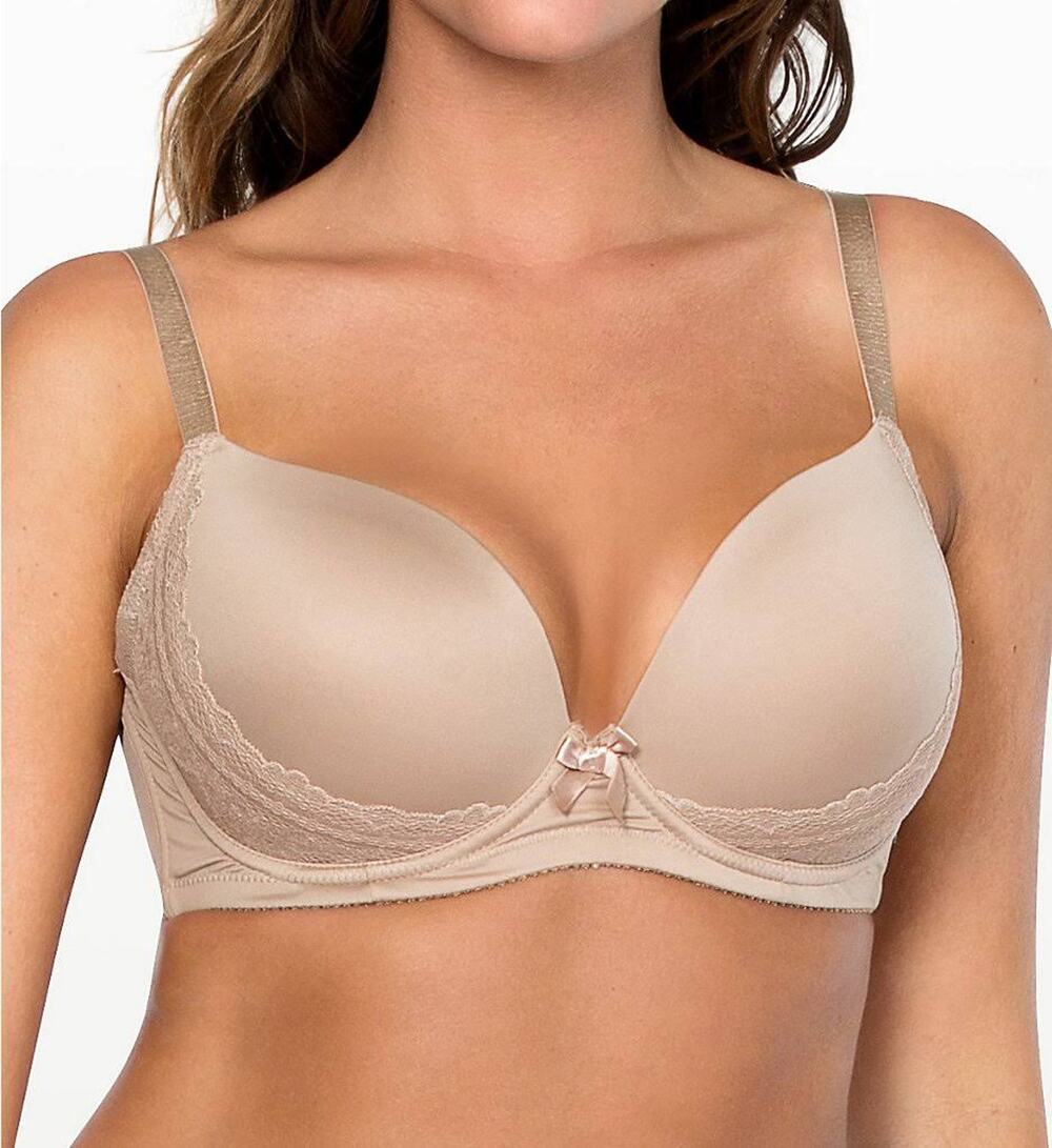 Parfait CASEY PLUNGE MOLDED T-SHIRT Bra Nude US 44 DDD / UK 44E Luxe Minimalist